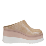 NAKED FEET - COACH in BEIGE Platform Clogs