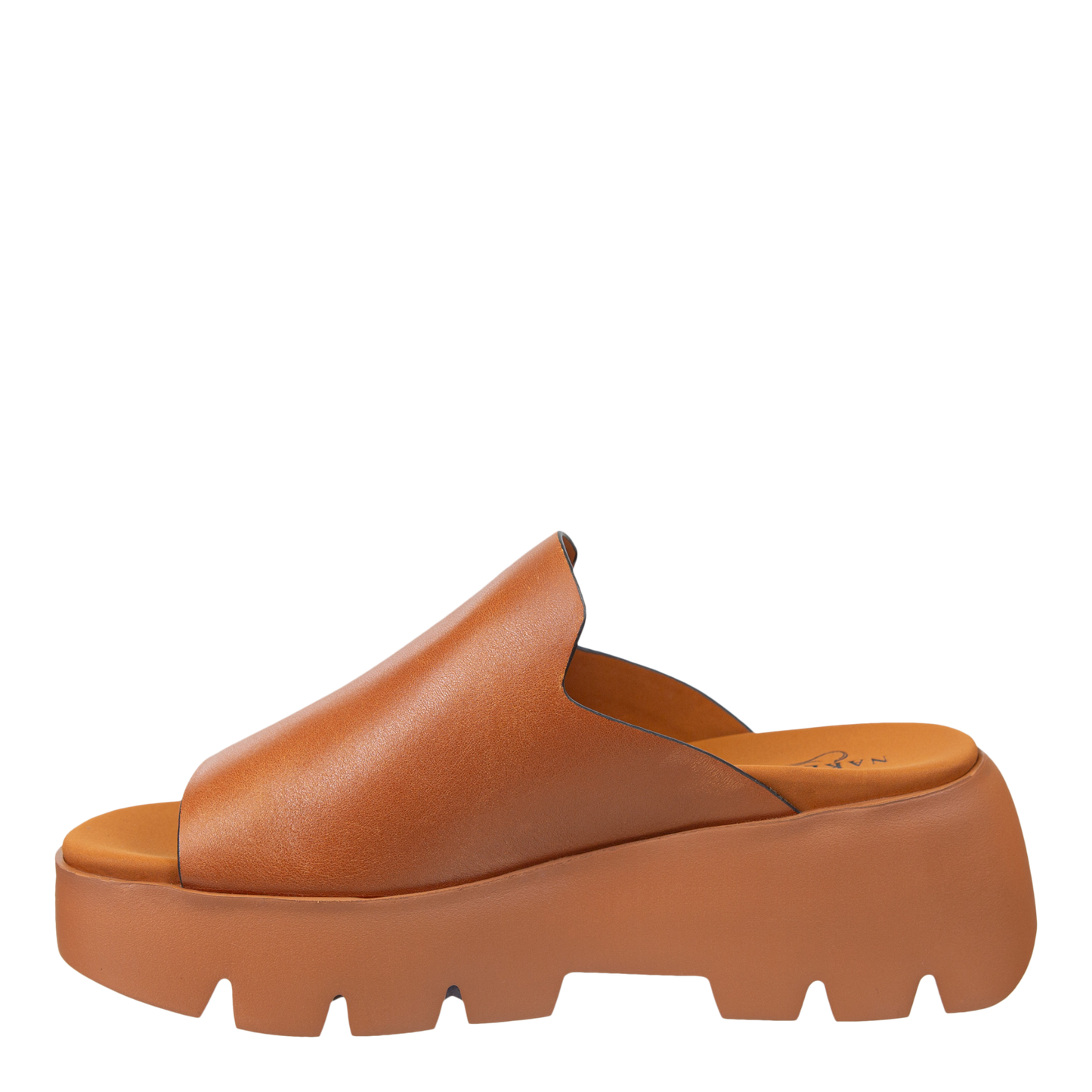 NAKED FEET - DRIFT in CAMEL Platform Sandals