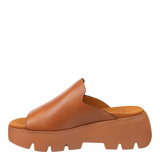 NAKED FEET - DRIFT in CAMEL Platform Sandals