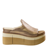NAKED FEET - FLOW in GOLD Platform Sandals