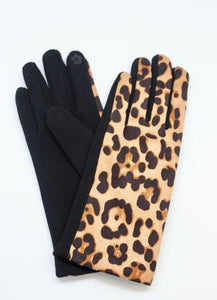 Genevieve Animal Print Gloves | CAROLINE HILL
