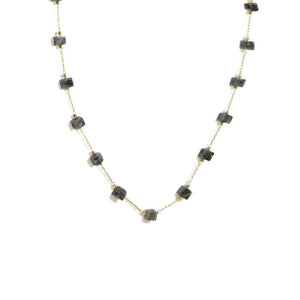 Grey Stone Necklace / JOY SUSAN