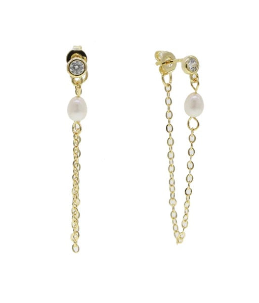 AC Zoe Chain Drop Earrings | ACCESSORY CONCIERGE