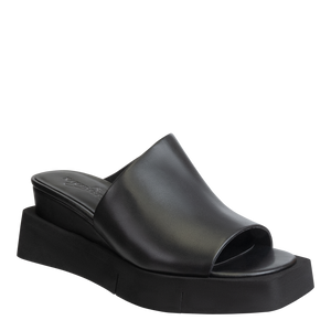 NAKED FEET - INFINITY in BLACK Wedge Sandals
