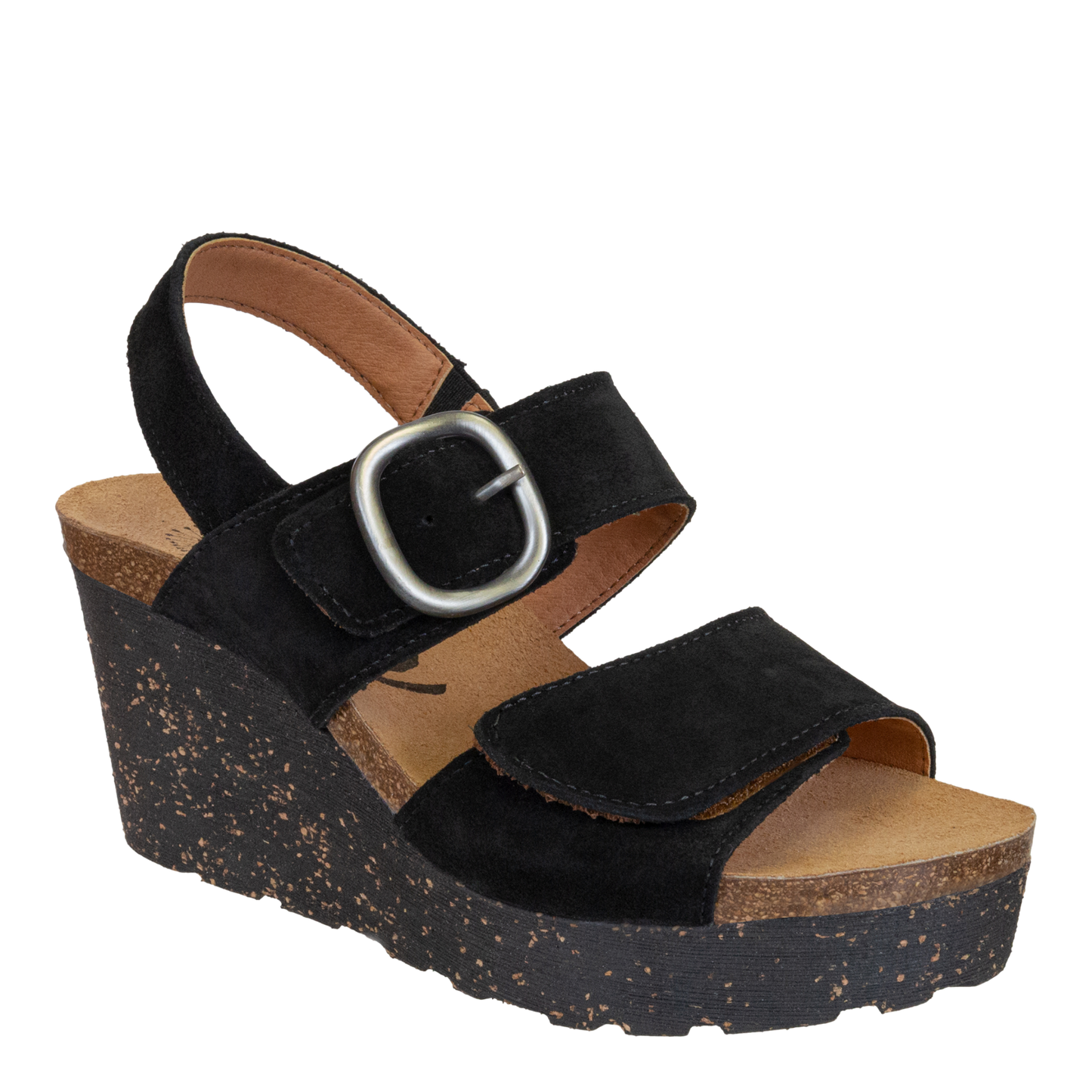 OTBT - PEASANT in BLACK Wedge Sandals