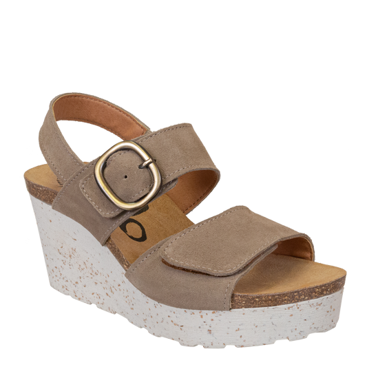 OTBT - PEASANT in GREIGE Wedge Sandals