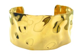 AC Ripple Gold Cuff | ACCESSORY CONCIERGE