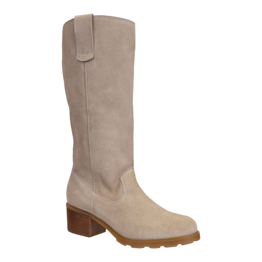 OTBT - TALLOW in BEIGE Heeled Mid Shaft Boots